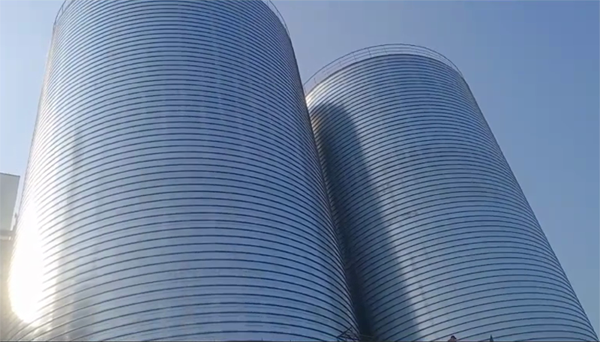 清江浦2座混凝土高架卷板仓